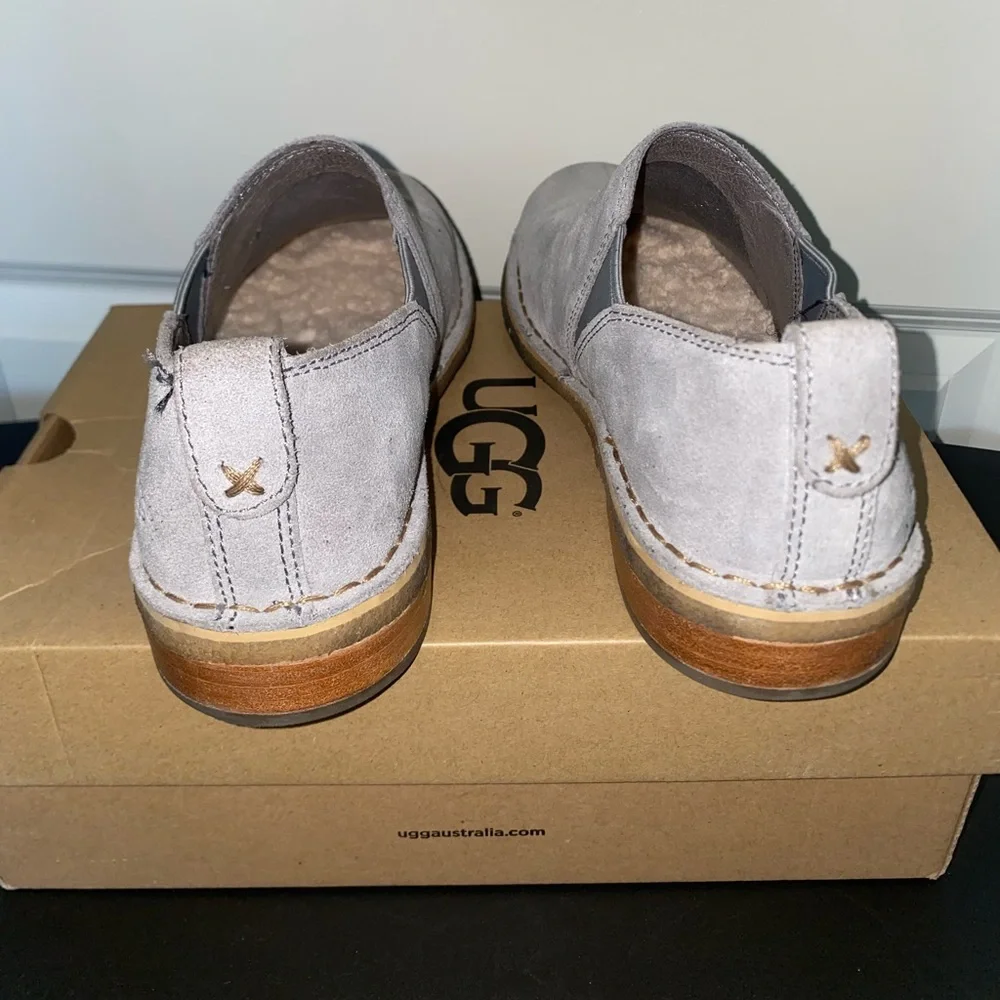 UGG Women’s Gray Slip-On Shoes - Picture 3 of 6